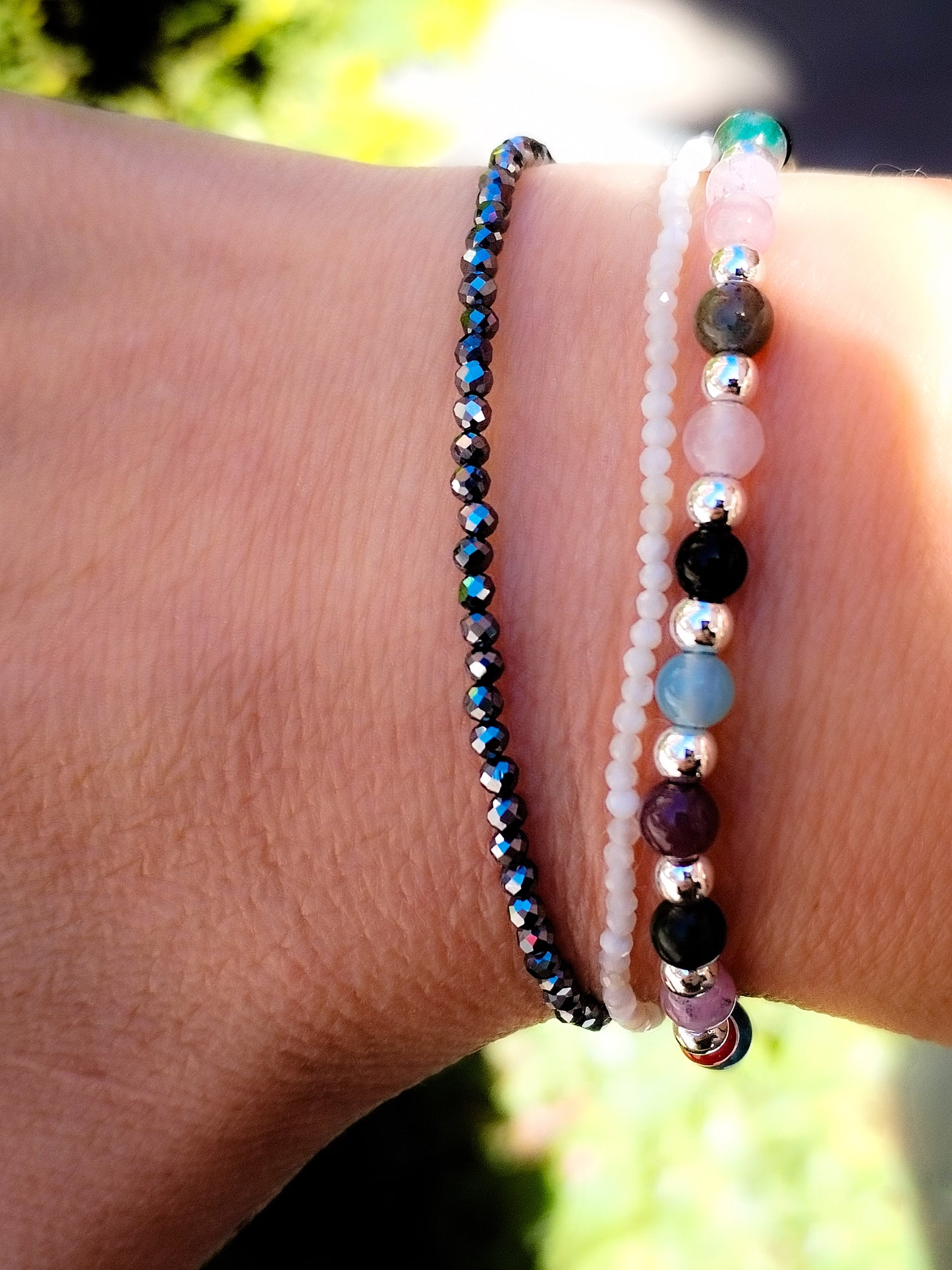 Pulsera de Teraherz y plata de ley