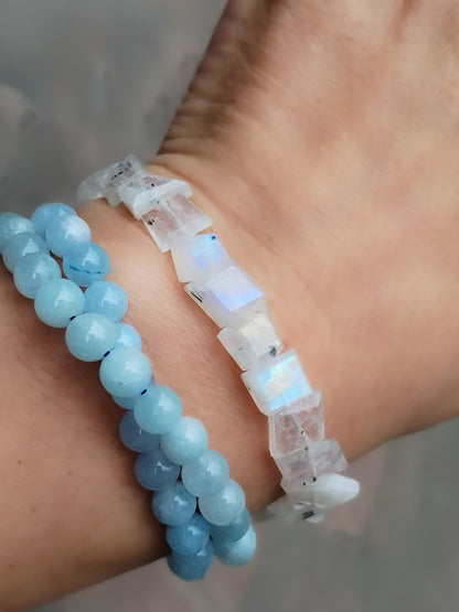 Pulsera de Piedra luna Artesanal