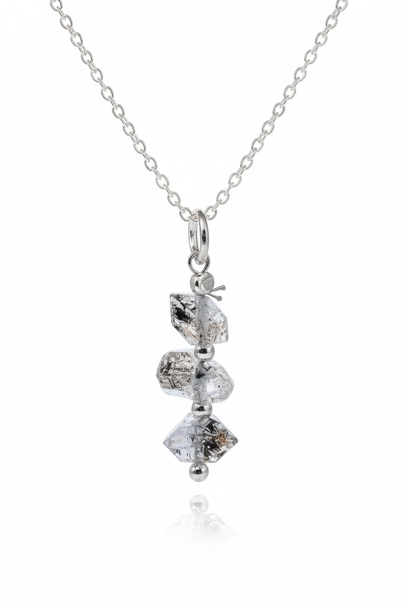 Colgante de Diamante Herkimer auténtico
