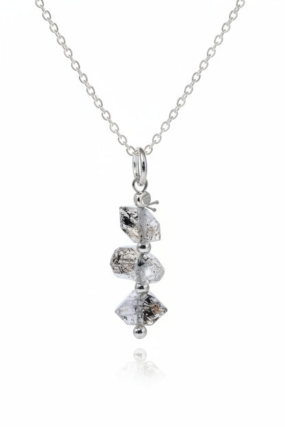 Colgante de Diamante Herkimer auténtico