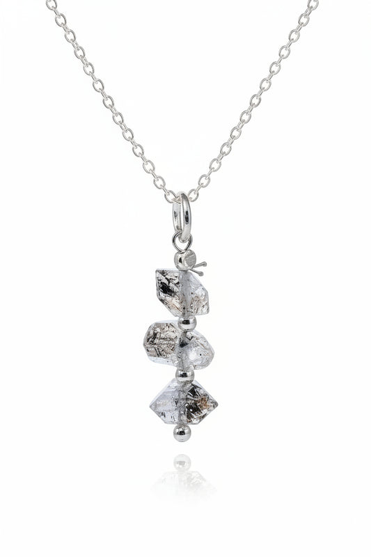 Colgante de Diamante Herkimer auténtico