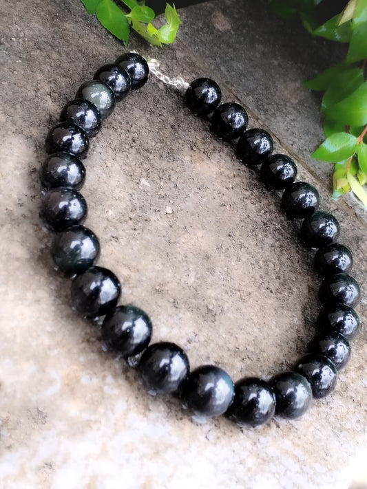 Collar de Obsidiana arcoíris