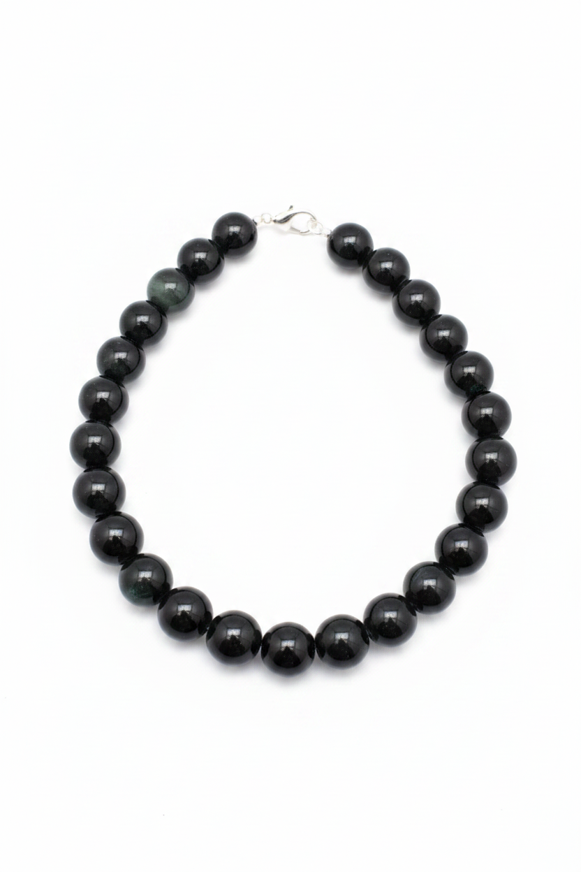 Collar de Obsidiana arcoíris