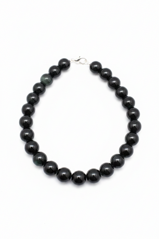 Collar de Obsidiana arcoíris