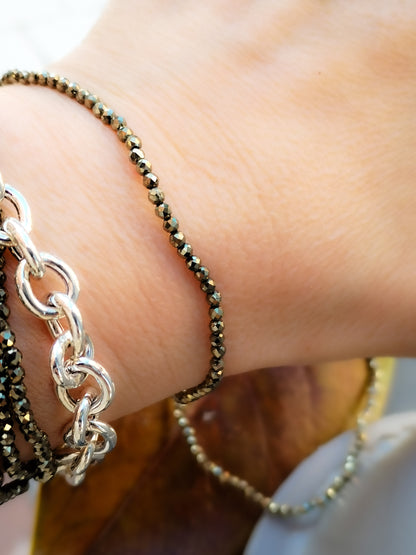 Pulsera de Pirita fina