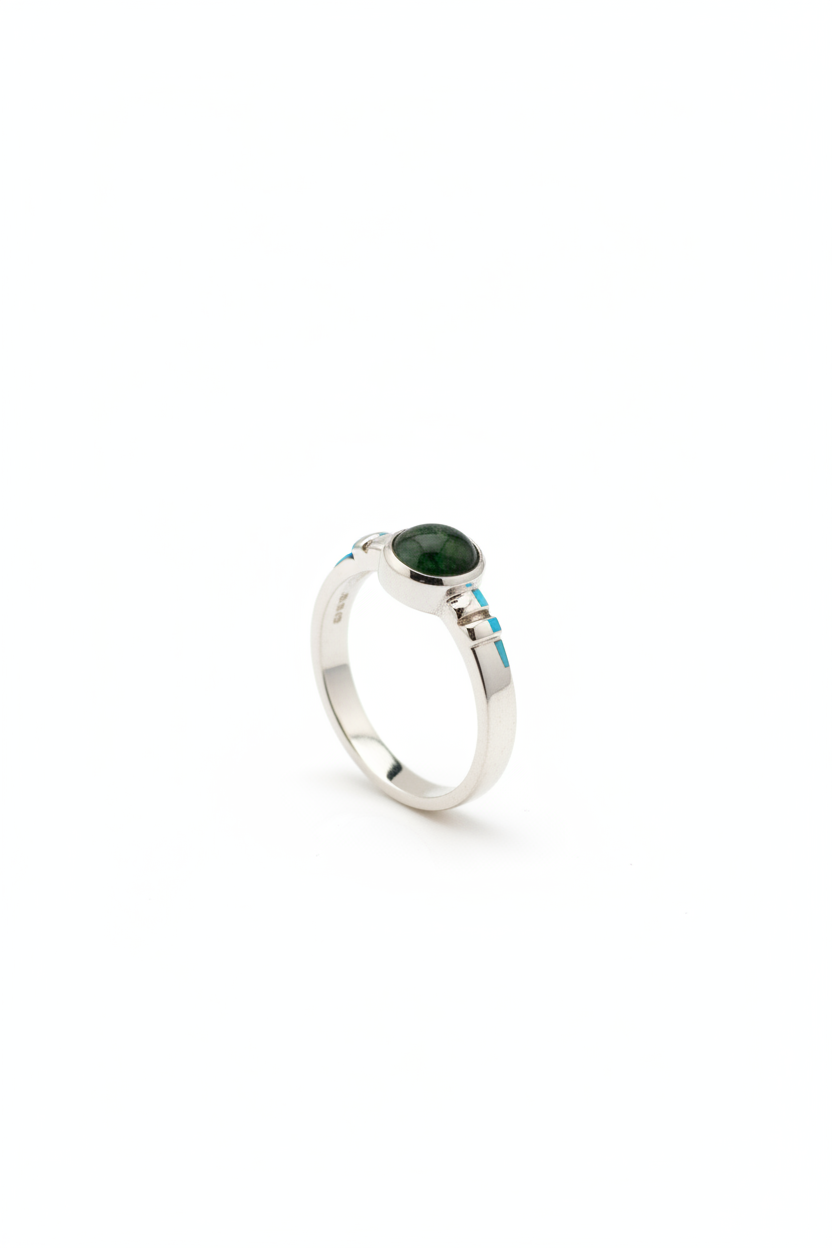 Anillo de Turmalina de Colores