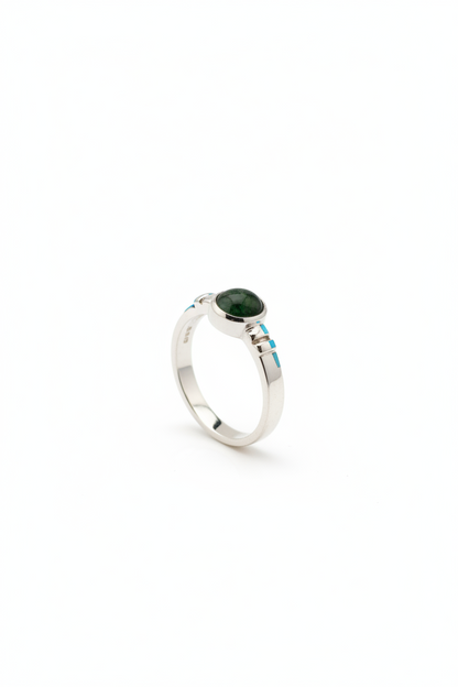 Anillo de Turmalina de Colores