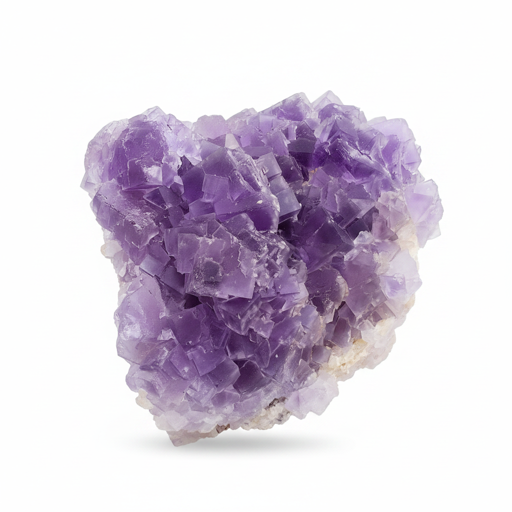 Precioso ejemplar de Fluorita Violeta