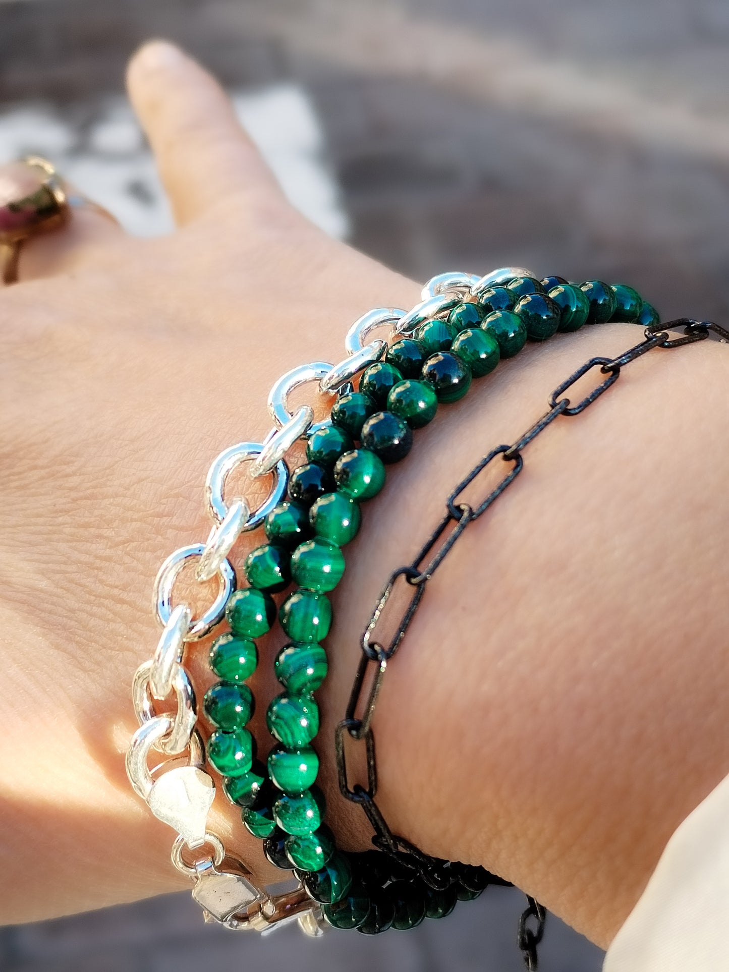 Pulsera de Malaquita