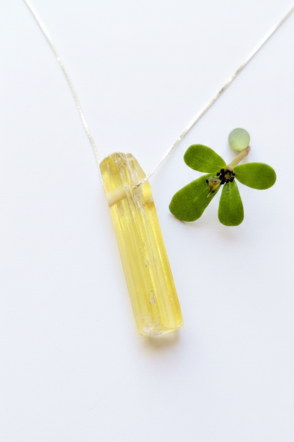 Heliodoro Natural cristalizado Colgante