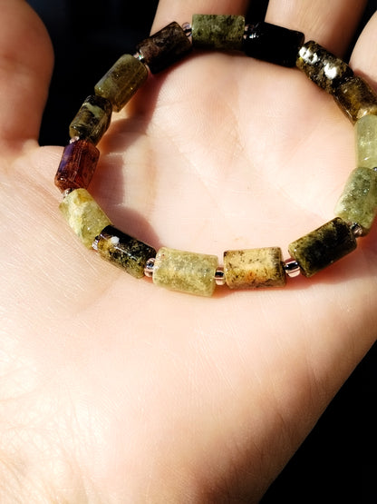 Pulsera de Granate verde