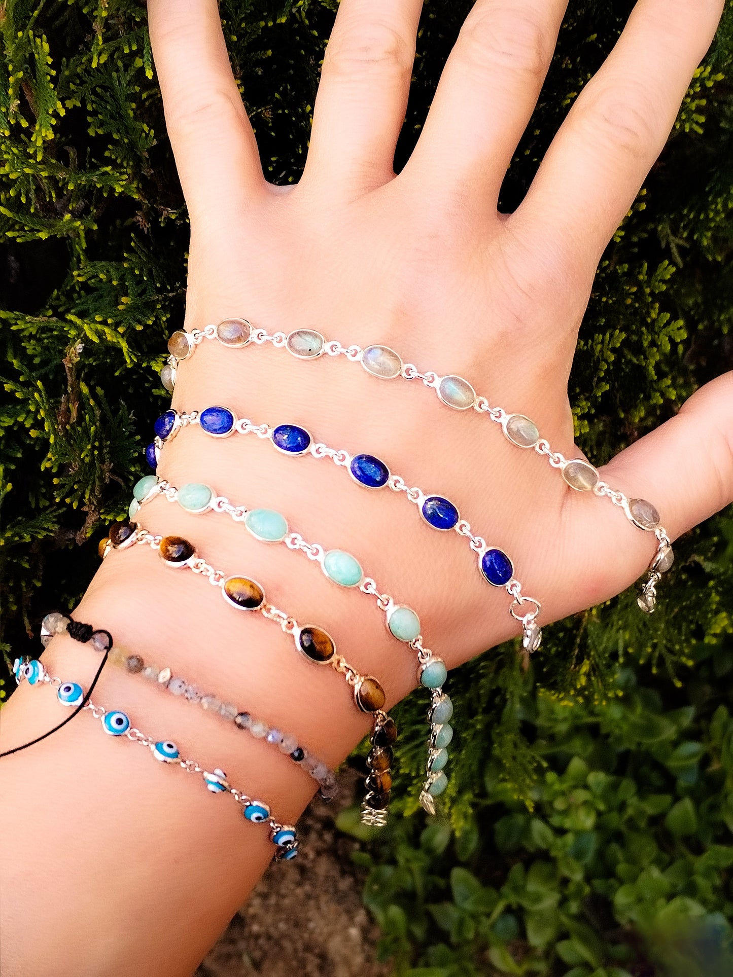 Pulseras de minerales con minerales. modelos 65266