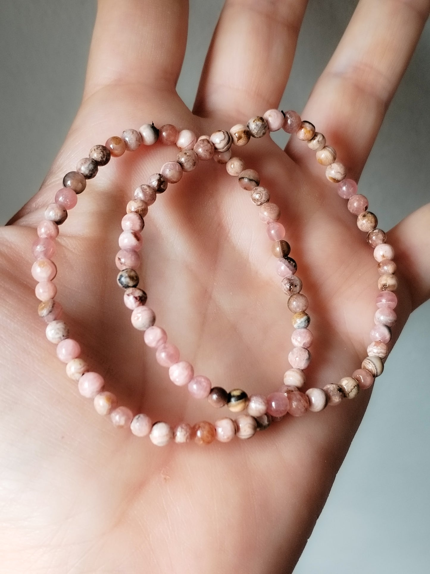 Pulsera de Rodocrosita 4mm OFERTA