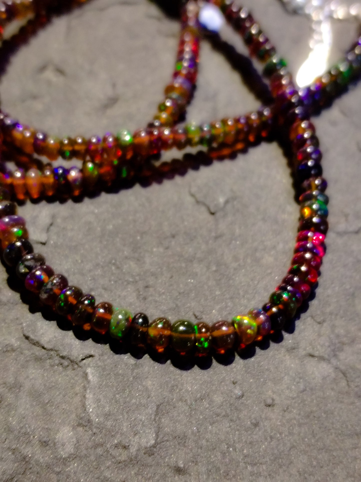 Pulsera de Ópalo Negro auténtico