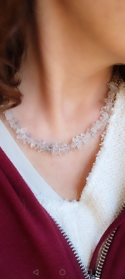 Collar de Diamantes Herkimer auténticos