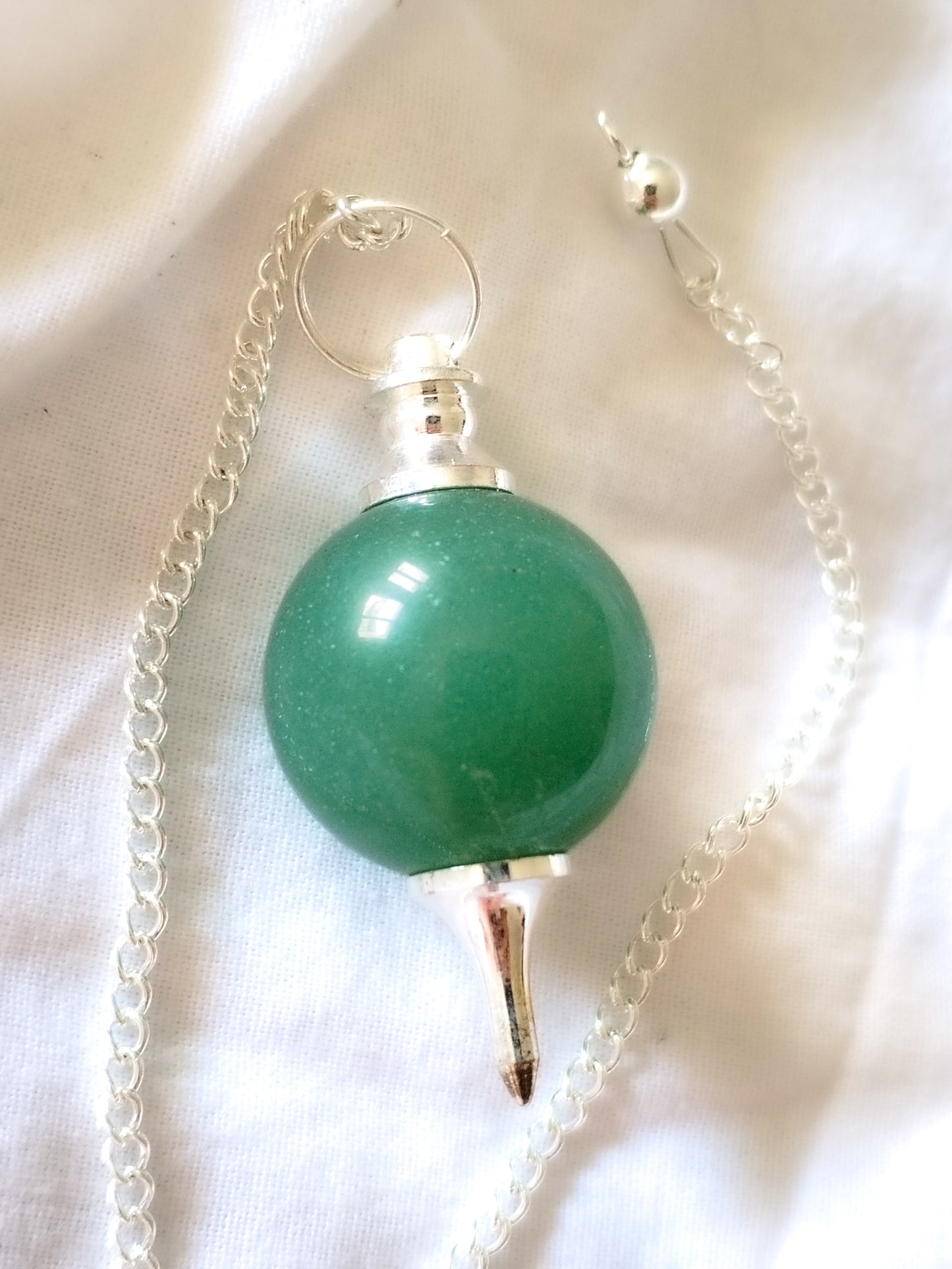 Péndulo de Cuarzo Verde