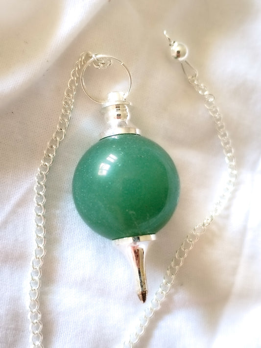 Péndulo de Cuarzo Verde
