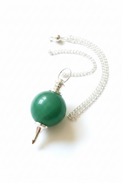 Péndulo de Cuarzo Verde