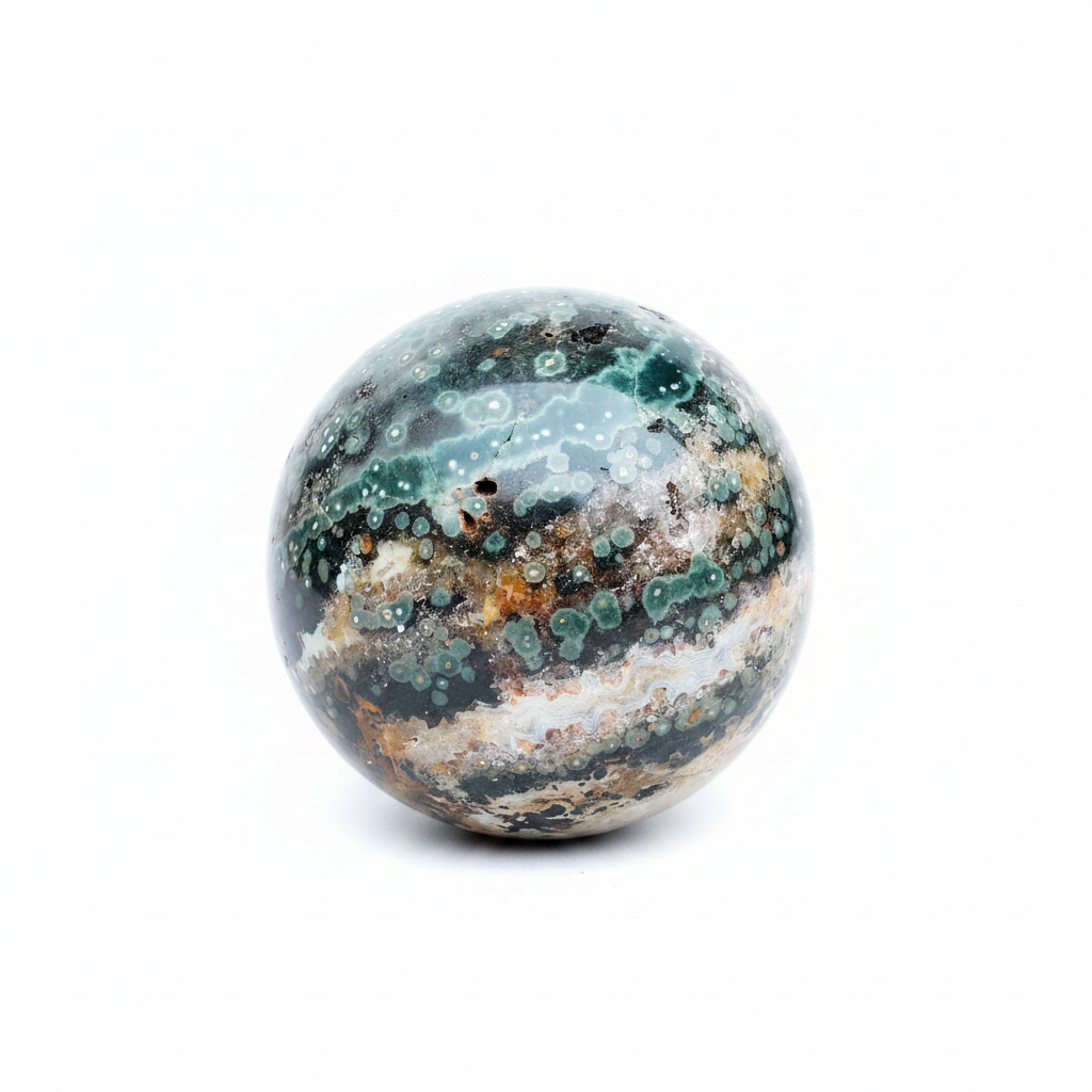 Esfera de jaspe orbicular