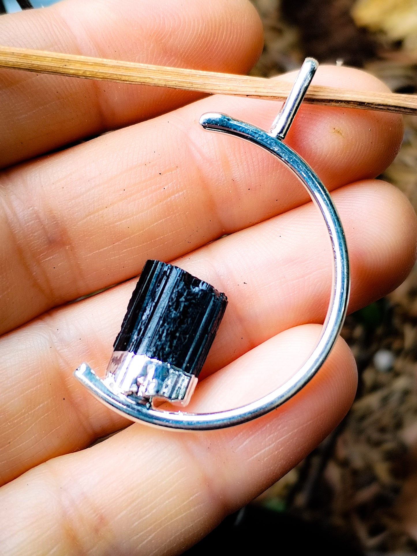 Colgante de Turmalina Negra