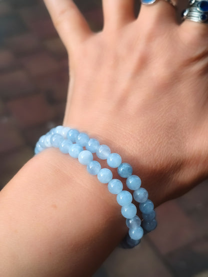 Pulsera de Aguamarina